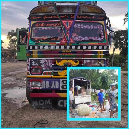 रुपन्देही र पश्चिम नवलपरासीबाट सशस्त्र प्रहरी बरामद गर्‍यो दुई ट्रकसहित ९४ लाख बढीको सामाग्री