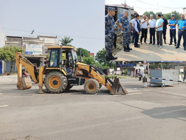 नेपालगञ्ज भन्सारको बेरियर जमुनाह सारियो, राति साढे १० सम्म खुल्ने